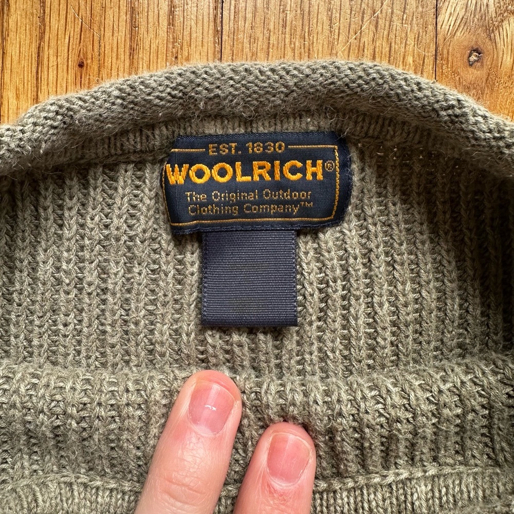 Sage cotton crewneck sweater - Picture 2 of 3